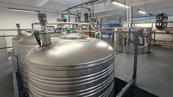 Entorno de mezcla de agua y aceite