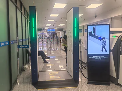 Escáner de seguridad de ondas milimétricas para el control de seguridad en aeropuertos