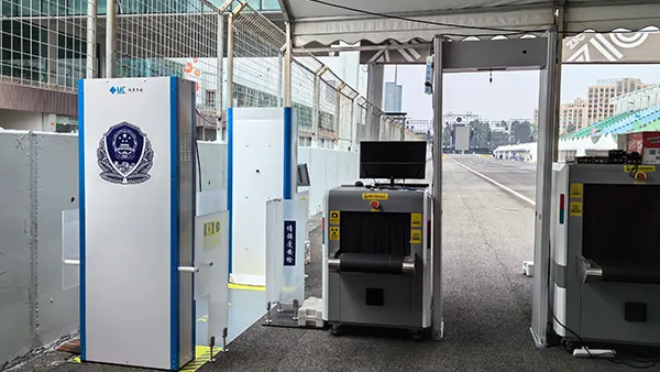 Escáner de seguridad de ondas milimétricas para el control de seguridad en conciertos