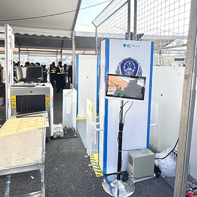 Escáner de seguridad de ondas milimétricas para el control de seguridad en conciertos