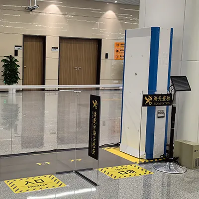 Escáner de seguridad de ondas milimétricas para inspección de aduanas y fronteras