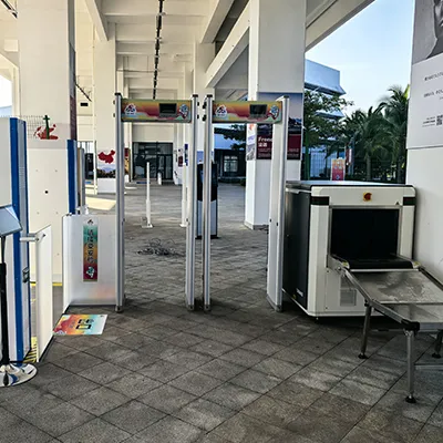 Escáner de seguridad de ondas milimétricas para el control de seguridad en eventos deportivos