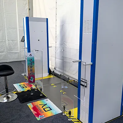 Escáner de seguridad de ondas milimétricas para el control de seguridad en eventos deportivos