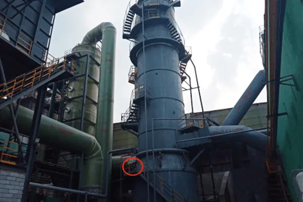 Transmisor de nivel por radar para la industria química