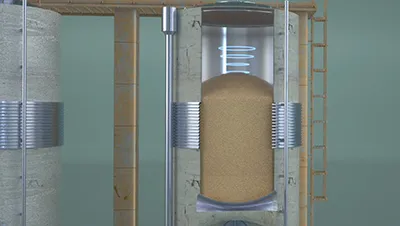 Zona ciega pequeña (2 cm)