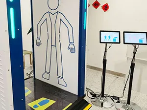 Escáner de seguridad de ondas milimétricas en el Aeropuerto de Zhuhai Jinwan